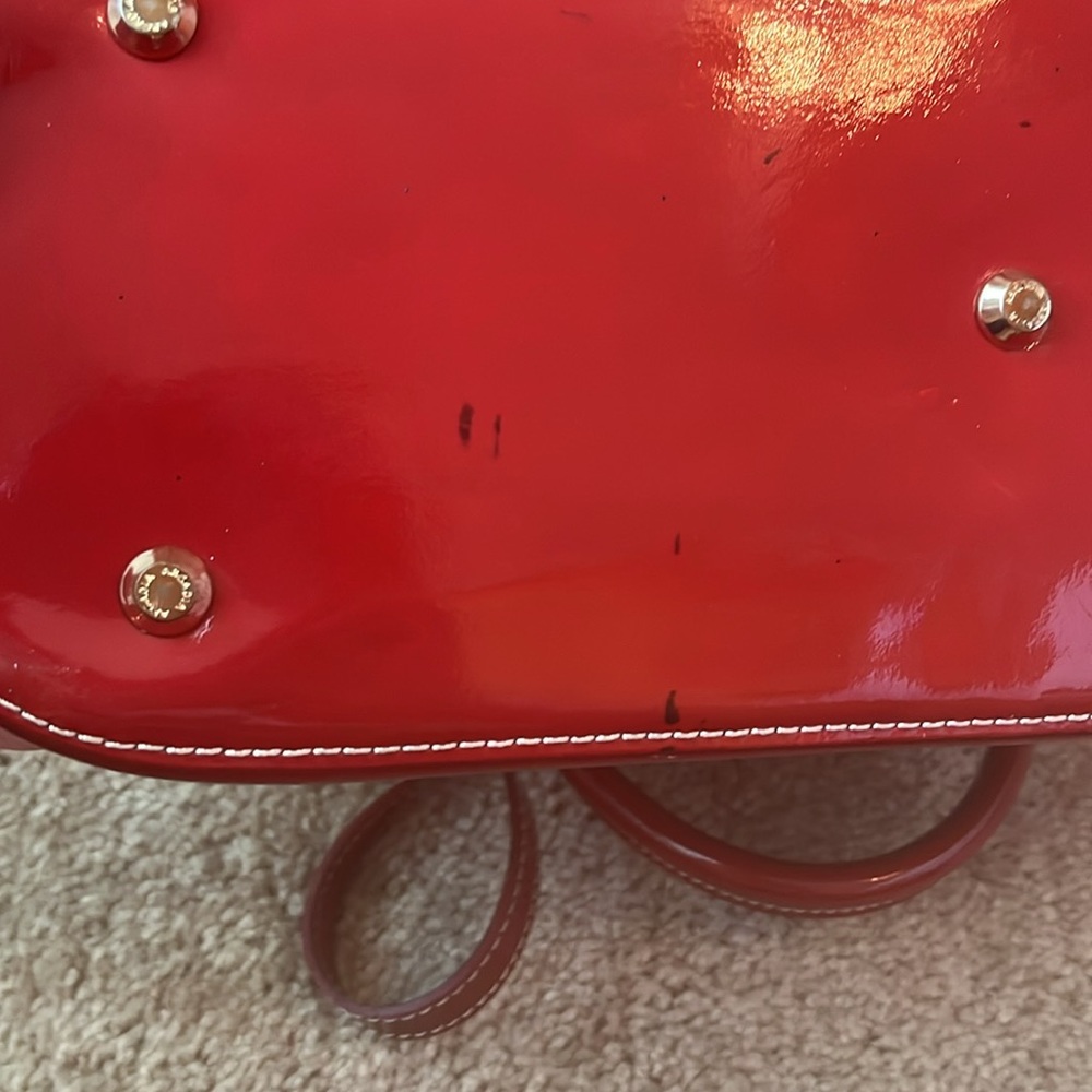 Arcadia Patent Leather Dome Purse - Picture 11 of 13